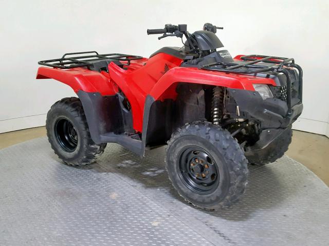 1HFTE4006H4313165 - 2017 HONDA TRX420 FM RED photo 2