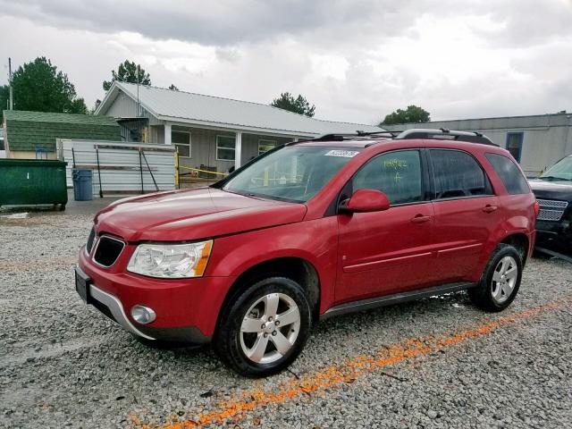 2CKDL63F866149759 - 2006 PONTIAC TORRENT RED photo 2