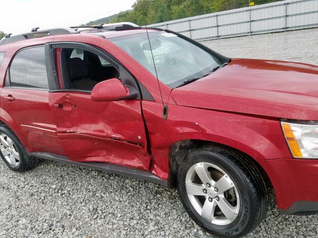 2CKDL63F866149759 - 2006 PONTIAC TORRENT RED photo 9