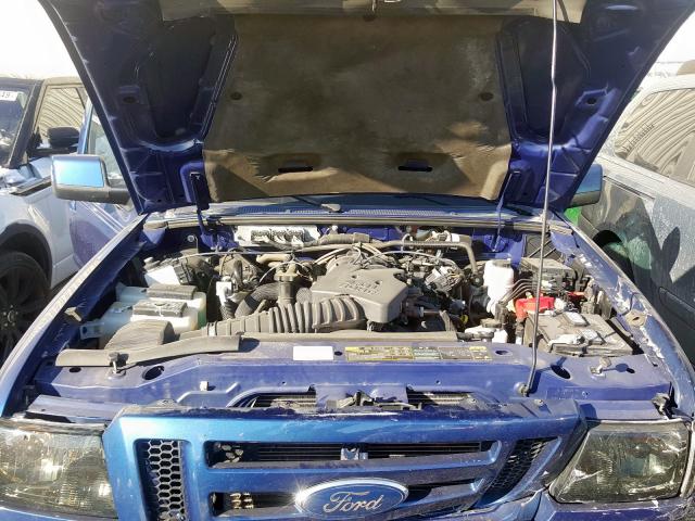 1FTLR4FE7BPA64916 - 2011 FORD RANGER SUP BLUE photo 7