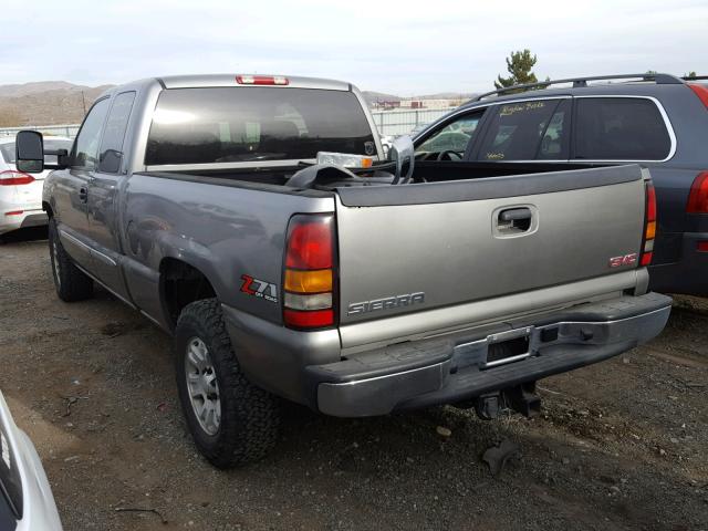 1GTEK19B86Z101138 - 2006 GMC NEW SIERRA GRAY photo 3