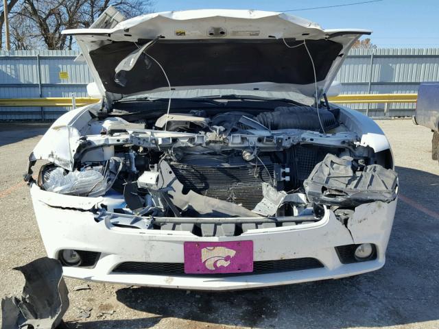 2C3CDXJG3DH571879 - 2013 DODGE CHARGER SX WHITE photo 9