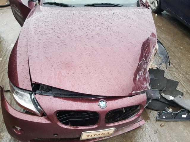 4USBT53504LU07447 - 2004 BMW Z4 3.0 BURGUNDY photo 7