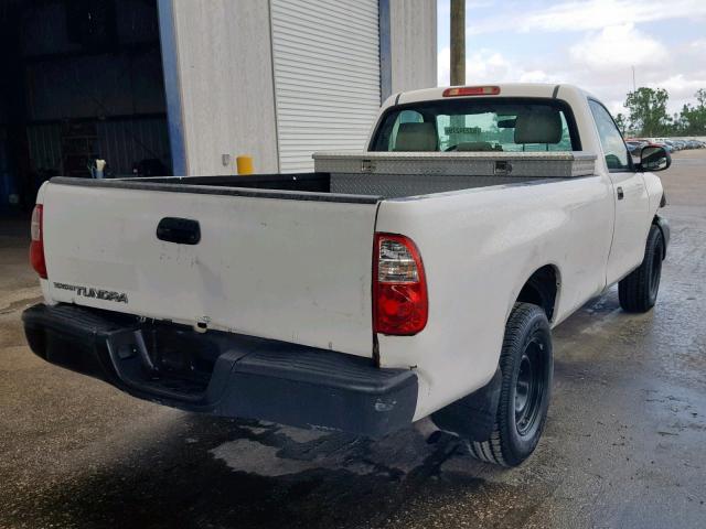 5TBJU32156S460592 - 2006 TOYOTA TUNDRA WHITE photo 4