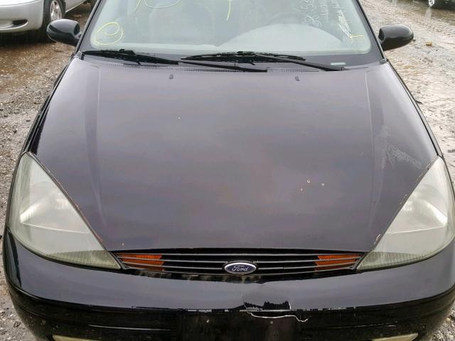 1FAHP38323W315355 - 2003 FORD FOCUS ZTS BLACK photo 7