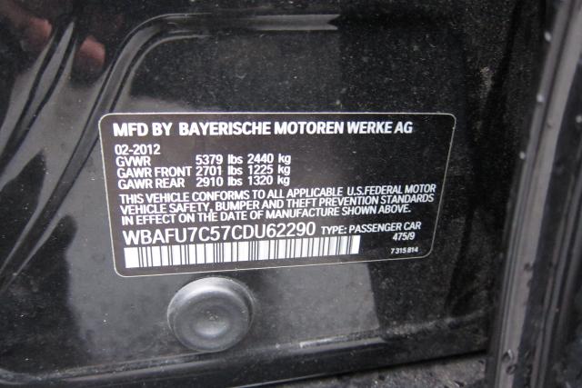 WBAFU7C57CDU62290 - 2012 BMW 535 XI Қара фото 6