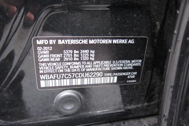 WBAFU7C57CDU62290 - 2012 BMW 535 XI BLACK photo 6