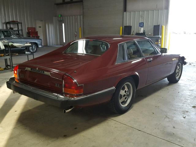 SAJNV5849FC123641 - 1985 JAGUAR XJS BURGUNDY photo 4