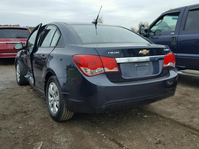 1G1PA5SG5E7151118 - 2014 CHEVROLET CRUZE LS BLUE photo 3