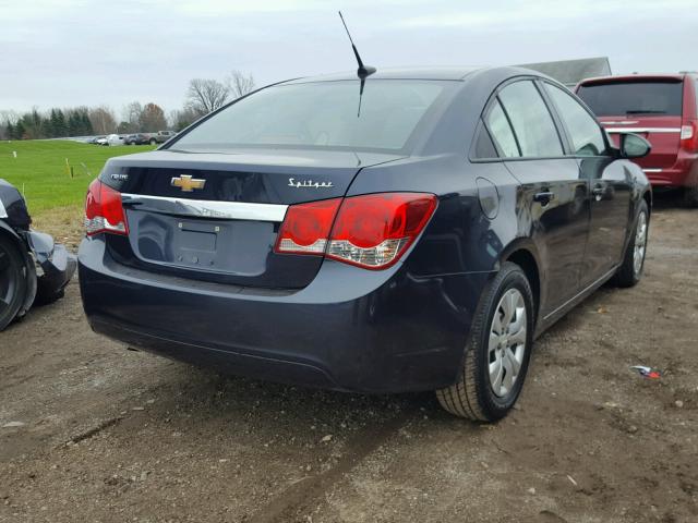 1G1PA5SG5E7151118 - 2014 CHEVROLET CRUZE LS BLUE photo 4