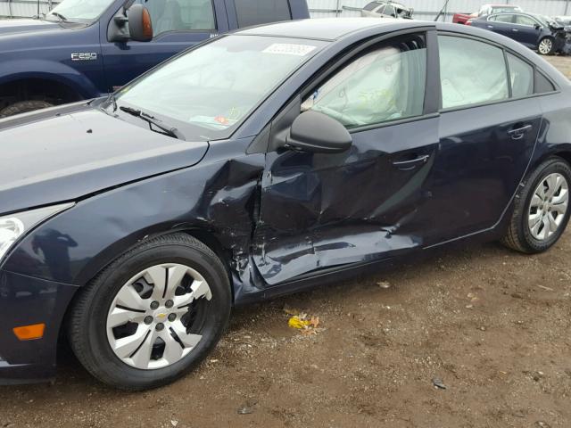 1G1PA5SG5E7151118 - 2014 CHEVROLET CRUZE LS BLUE photo 9