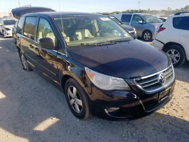 2V4RW3D17AR294598 - 2010 VOLKSWAGEN ROUTAN SE BLACK photo 1