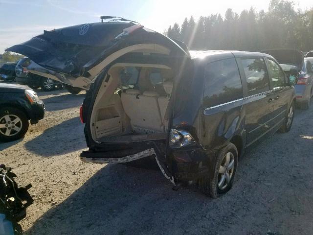 2V4RW3D17AR294598 - 2010 VOLKSWAGEN ROUTAN SE BLACK photo 4