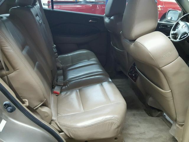 2HNYD18843H545992 - 2003 ACURA MDX TOURIN BEIGE photo 6