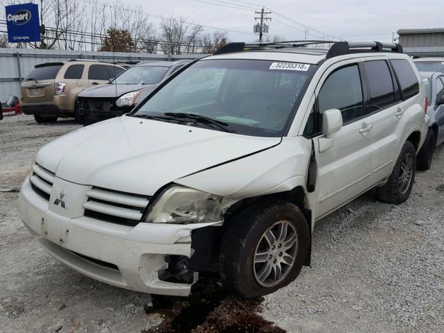 4A4MN41S64E024122 - 2004 MITSUBISHI ENDEAVOR L WHITE photo 2