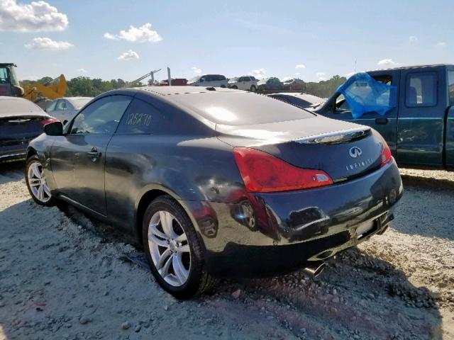 JN1CV6EL4AM150839 - 2010 INFINITI G37 BLACK photo 3