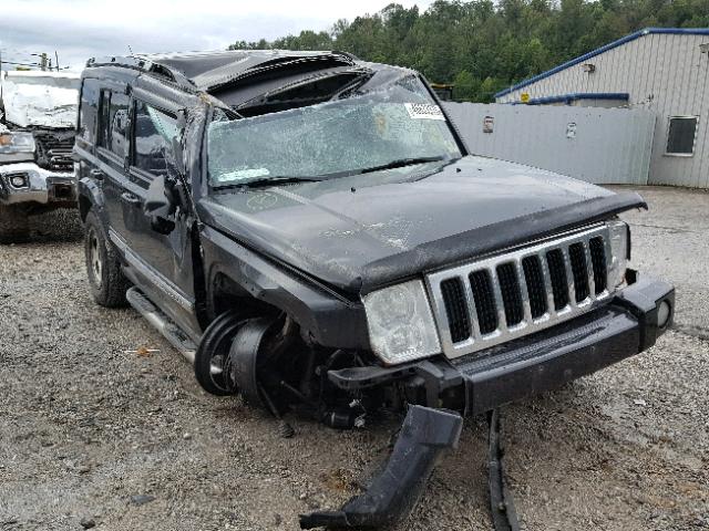 1J8HG58206C366753 - 2006 JEEP COMMANDER BLACK photo 1