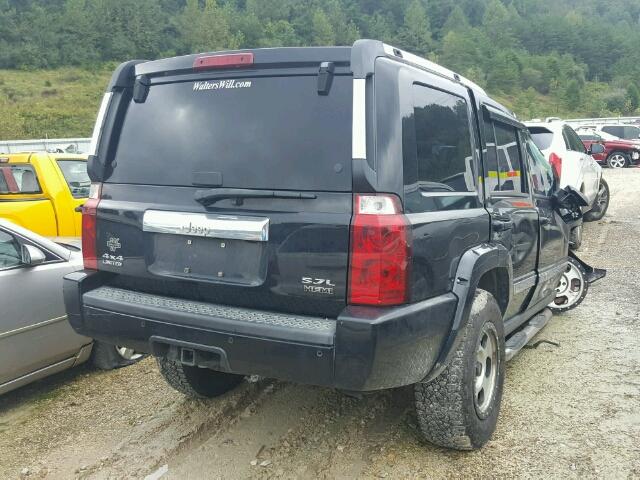 1J8HG58206C366753 - 2006 JEEP COMMANDER BLACK photo 4