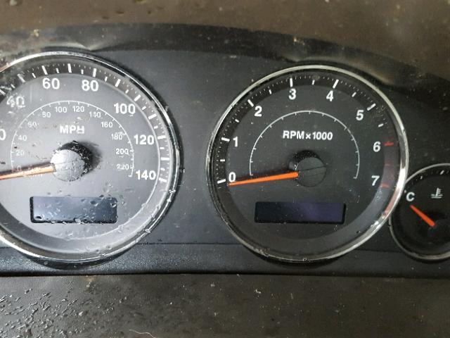 1J8HG58206C366753 - 2006 JEEP COMMANDER BLACK photo 8