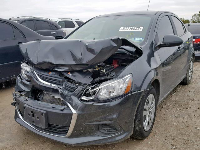 1G1JB5SH0H4150184 - 2017 CHEVROLET SONIC LS 灰色 照片 2