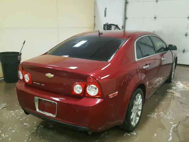 1G1ZK57748F218252 - 2008 CHEVROLET MALIBU LTZ MAROON photo 4