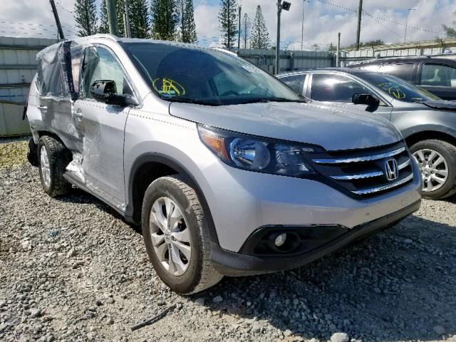 2HKRM3H72CH513417 - 2012 HONDA CR-V EXL SILVER photo 1