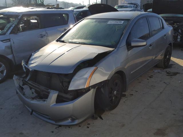 3N1AB6APXAL603283 - 2010 NISSAN SENTRA 2.0 SILVER photo 2