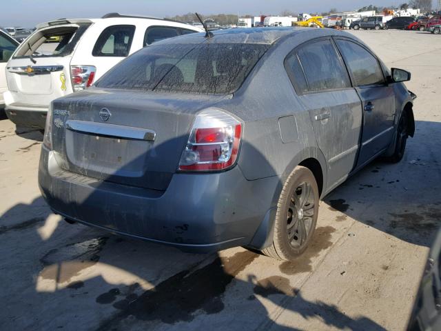 3N1AB6APXAL603283 - 2010 NISSAN SENTRA 2.0 SILVER photo 4