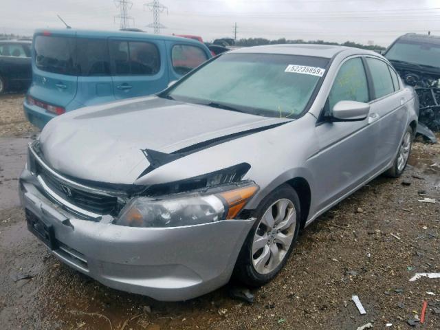 1HGCP26809A038824 - 2009 HONDA ACCORD EXL SILVER photo 2