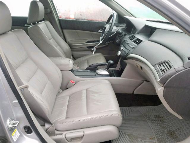 1HGCP26809A038824 - 2009 HONDA ACCORD EXL SILVER photo 5