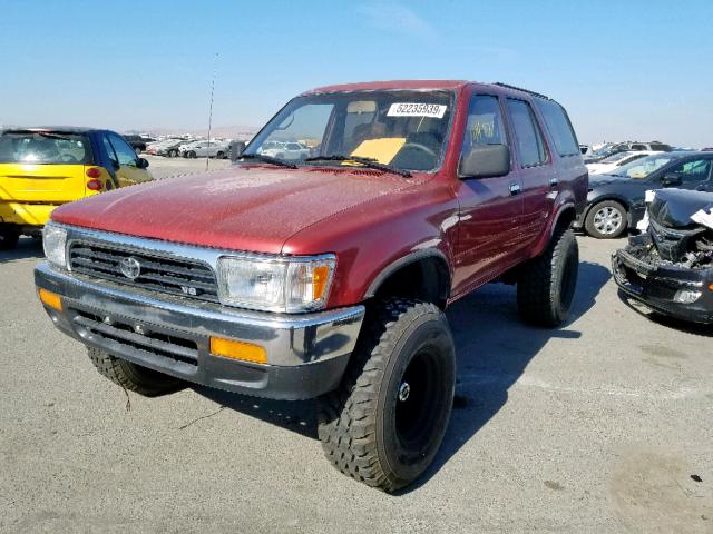 JT3VN39W8R0166266 - 1994 TOYOTA 4RUNNER VN MAROON photo 2