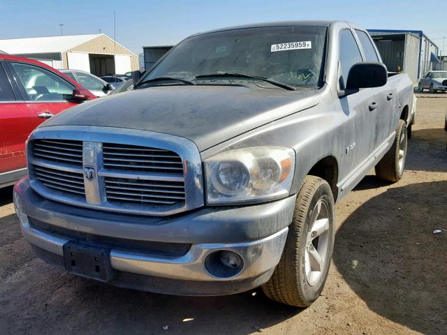 1D7HA18N28S591007 - 2008 DODGE RAM 1500 S GRAY photo 2