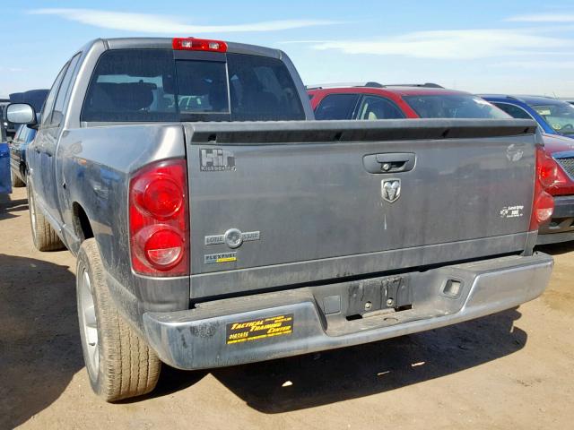 1D7HA18N28S591007 - 2008 DODGE RAM 1500 S GRAY photo 3