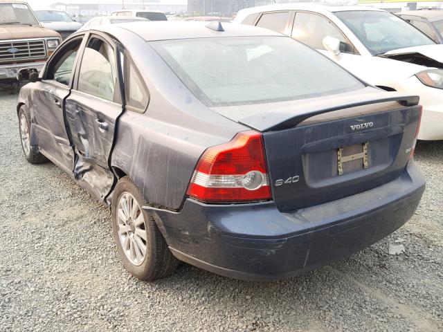 YV1MS390X52101729 - 2005 VOLVO S40 2.4I BLUE photo 3