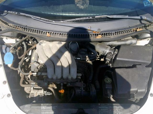 3VWBK31C24M418427 - 2004 VOLKSWAGEN NEW BEETLE თეთრი ფოტო 7