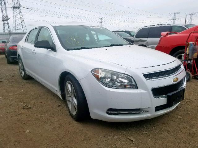 1G1ZG57B19F148314 - 2009 CHEVROLET MALIBU LS WHITE photo 1