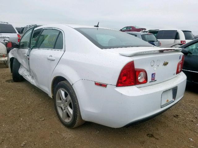 1G1ZG57B19F148314 - 2009 CHEVROLET MALIBU LS WHITE photo 3