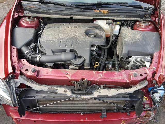 1G1ZD5E19BF140759 - 2011 CHEVROLET MALIBU 2LT RED photo 7