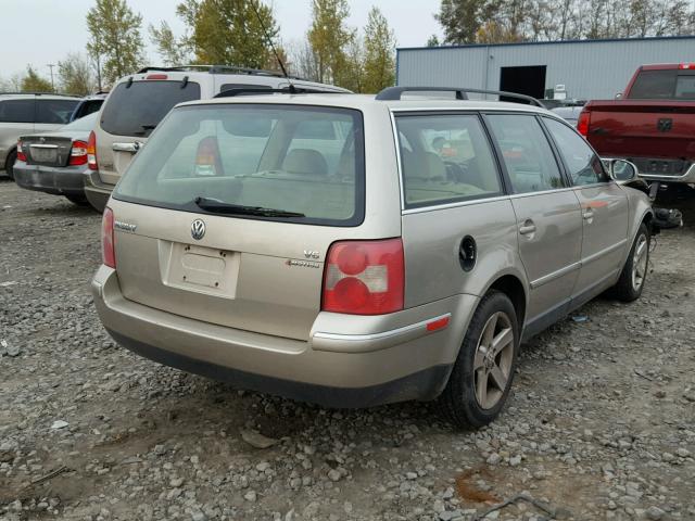WVWYH63B14E290933 - 2004 VOLKSWAGEN PASSAT GLX 金色 照片 4
