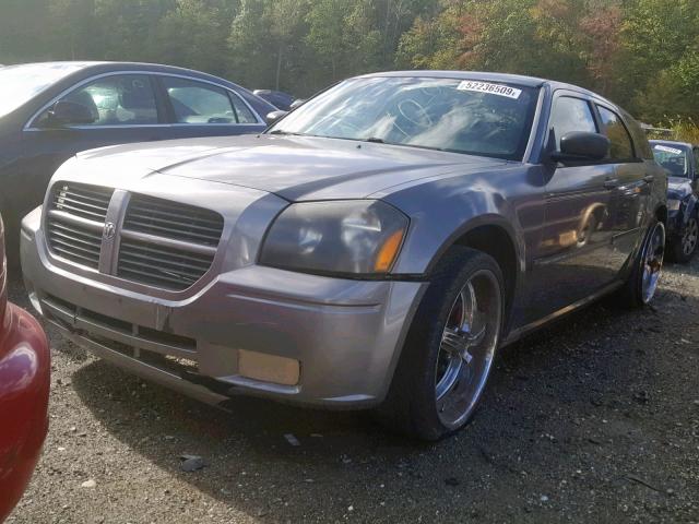 2D4FV48TX5H567145 - 2005 DODGE MAGNUM SE GRAY photo 2