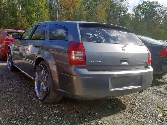 2D4FV48TX5H567145 - 2005 DODGE MAGNUM SE GRAY photo 3