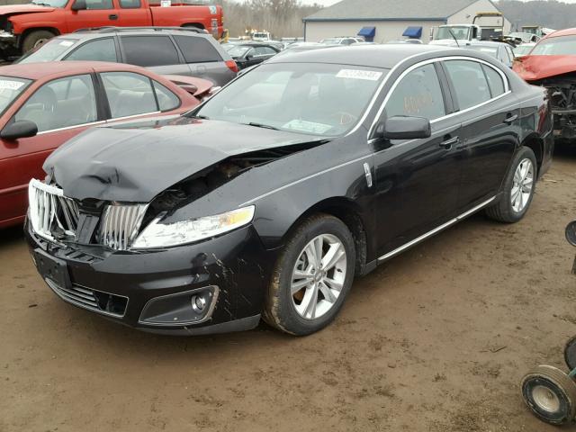 1LNHM93R49G615060 - 2009 LINCOLN MKS BLACK photo 2