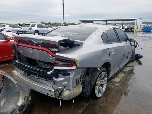 2C3CDXHG2HH523902 - 2017 DODGE CHARGER SX SILVER photo 4