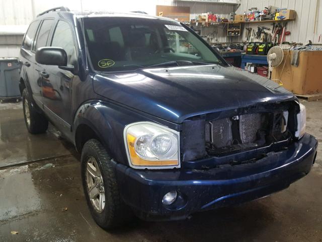 1D8HB48D25F553783 - 2005 DODGE DURANGO SL BLUE photo 1