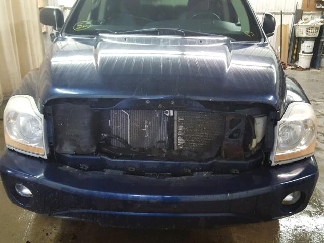 1D8HB48D25F553783 - 2005 DODGE DURANGO SL BLUE photo 9