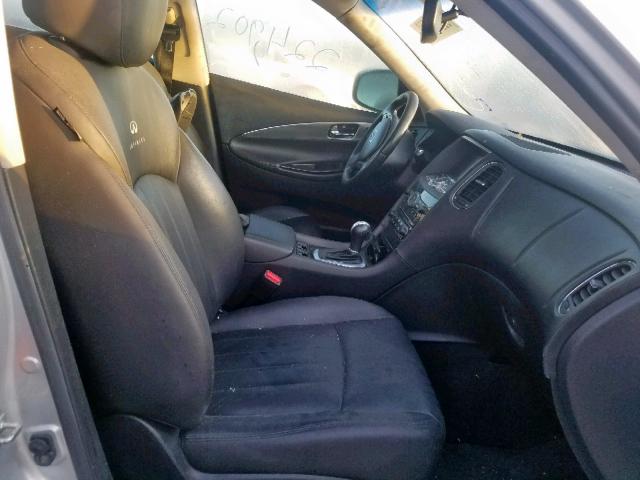 JNKAJ09E88M306821 - 2008 INFINITI EX35 BASE SILVER photo 5