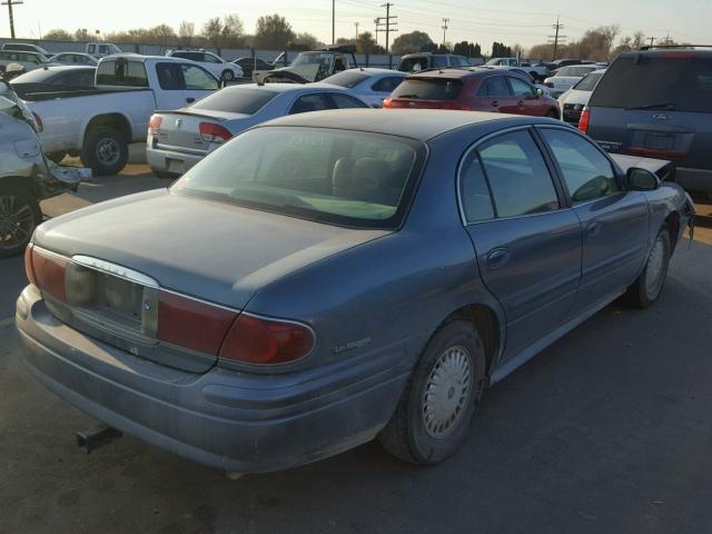 1G4HP54K3Y4260268 - 2000 BUICK LESABRE CU BLUE photo 4