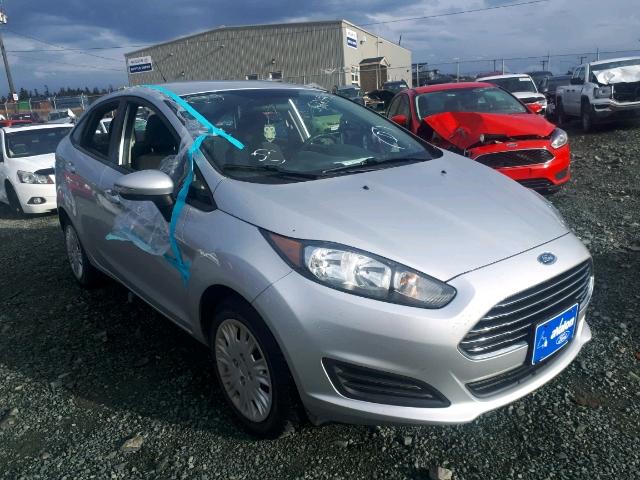 3FADP4BJ8EM185516 - 2014 FORD FIESTA SE SILVER photo 1