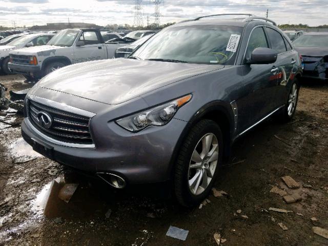 JN8AS1MW7CM156203 - 2012 INFINITI FX35 GRAY photo 2