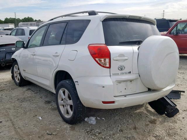 JTMBD31V385176127 - 2008 TOYOTA RAV4 LIMIT WHITE photo 3